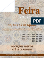 Cartaz I Feira de Artesanato de Gondim