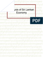 Analysis of Sri Lankan Economy
