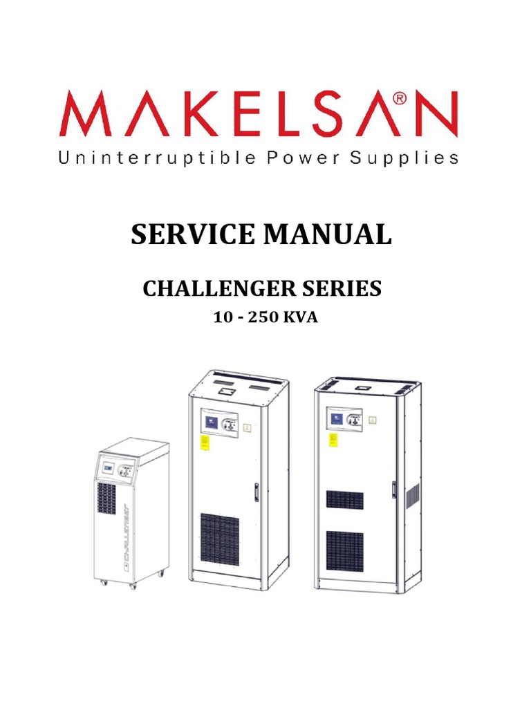 Challenger 10-250kva Serv Man - Ing | PDF | Power Inverter | Battery ...