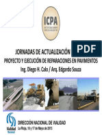 Proyecto y Ejecucion de Reparaciones en Pavimentos