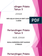 Pertandingan PIDATO Tahun 5