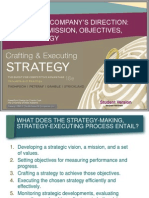 Charting A Company'S Direction: Vision and Mission, Objectives, and Strategy