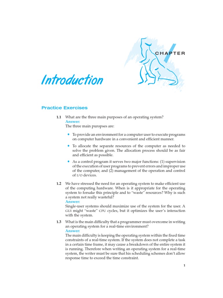 Operating Systems Concepts | PDF | Kernel (Operating System) | Cache ...