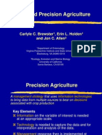 Uavs and Precision Agriculture: Carlyle C. Brewster, Erin L. Holden and Jon C. Allen