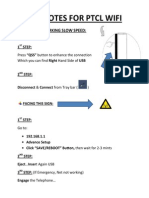 PTCL WIFI INTERNET FIX STEPS