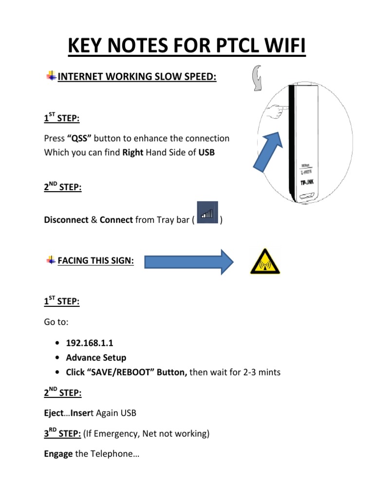 Troubleshoot PTCL WiFi Slow Speed | PDF