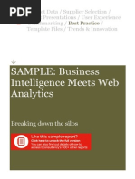 SAMPLE Econsultancy Business Intelligence Meets Web Analytics