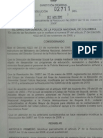 Resolución Que Notifica a Álvaro Uribe Sobre Plazo Para Entrega de Vivienda en Cespo (I)