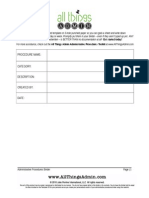 Template-All Things Admin Procedures Documentation