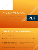 characterization power point