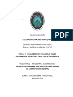 Monografía de Compilación - Progama Por Competencias de Administración General - Karen Turner - Final