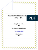 Mark Scheme Bank 0580: 2002-2011 p2 and p4.