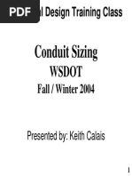 Conduit Sizing