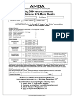 Sp14 Bfa 5th Sem MT Reg Form