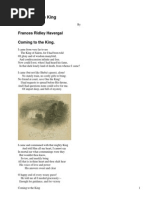Coming to the King by Havergal, Frances Ridley, 1836-1879