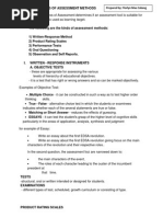 Download Appropriateness of Assessment Methods by Florlyn Sudio Cabang Remegio SN238048025 doc pdf
