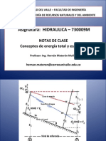 2 CLASE DE HIDRAULICA Energia específica