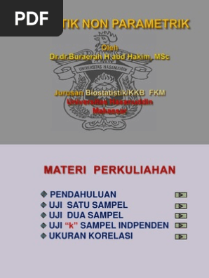 Statistik Non Parametrik