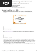 Download Lomba Kreativitas Guru 2014 by Feri Lee SN238049783 doc pdf
