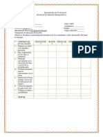 Instrumento de Evaluacin