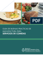 Guia de Buenas Practicas de Manufactura de Servicio de Alimentos