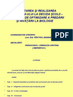 A Lucrarii de Absolvire-Facultatea de Biologie, Univ. Bucuresti - Paraschiva Crenguta Cristina Marinescu