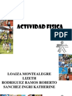 DIAPOSITIVAS ACTIVIDAD FISICA