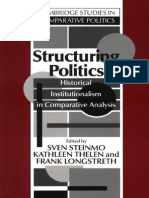 Ebooksclub.org Structuring Politics Historical Institutionalism in Comparative Analysis Cambridge Studies in Comparative Politics
