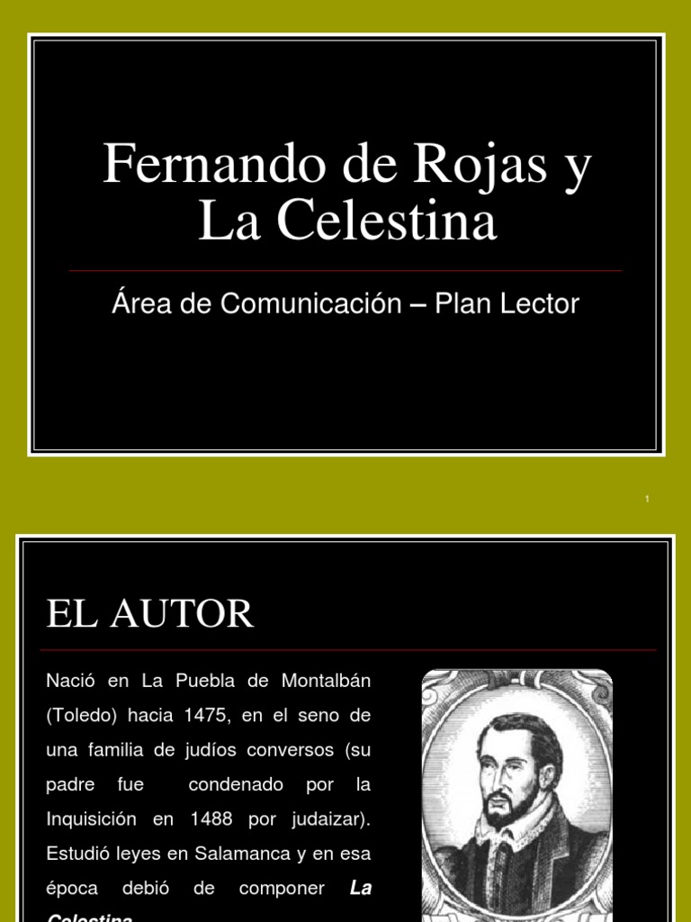 Fernando de Rojas BIOGRAFIA PDF