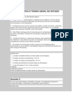 Ciência Politica e Teoria Geral Do Estado – Tge