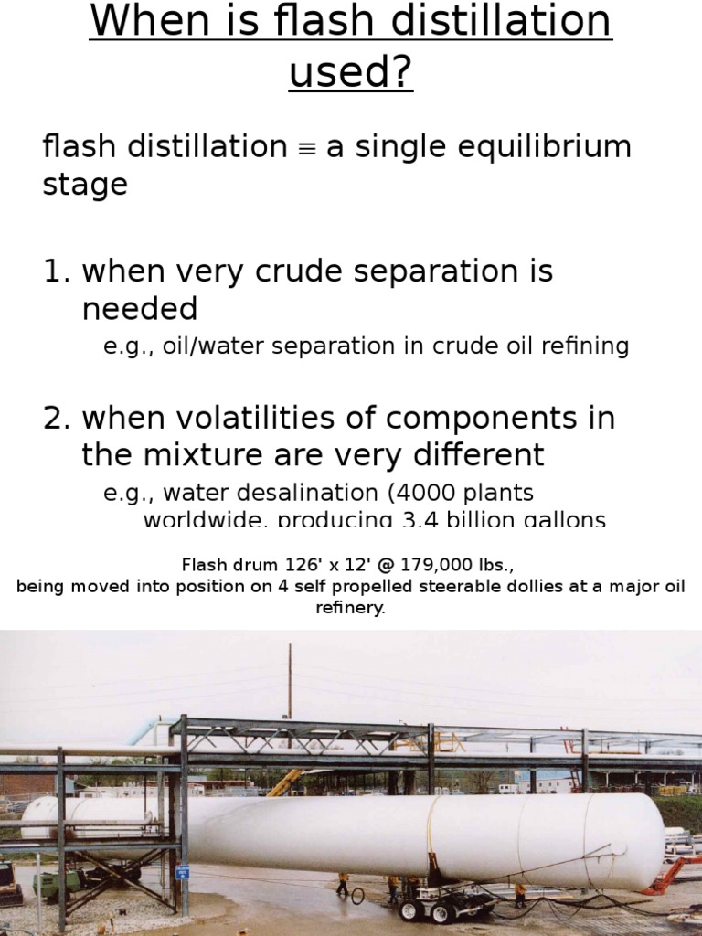 flash distillation Phases Of Matter Physical Chemistry