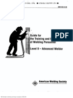 Aws Eg3.0 96 Training Welder Level 11