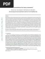 Bisimulations For Fuzzy Automata