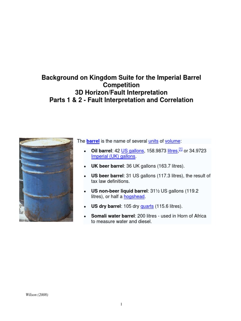 Hogshead Measurement in Oil Barrels | PDF | Barrel (Unit) | Contour Line