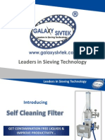 Get Contamination Free Liquids With Sivtek Self Cleaning Filter