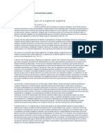 El Trabajador Extranjero en El Derecho Del Trabajo Argentino