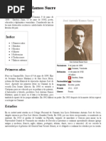 José Antonio Ramos Sucre - Biografia