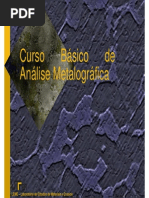 Curso Básico de Analise Metalografica