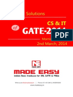 GATE 2014 Computer Science Fully Solved Paper