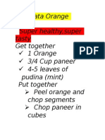 Chatpata Orange Snack