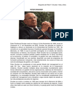 Biografia Peter Drucker