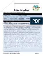 Plantilla Proyecto Educativo Plan Unidad