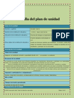 Plantilla Del Plan de Unidad