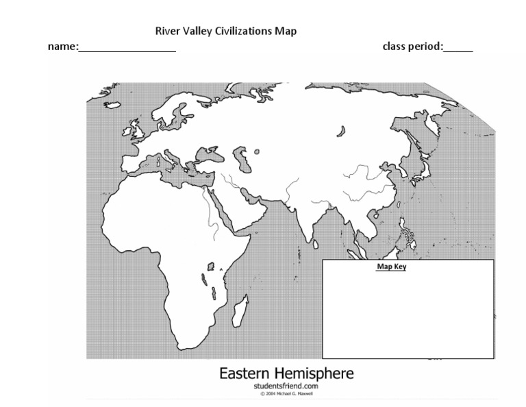 River Valley Civilizations Map Guide | PDF