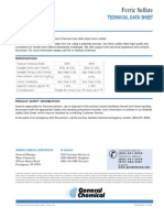 Ferric Sulfate: Technical Data Sheet