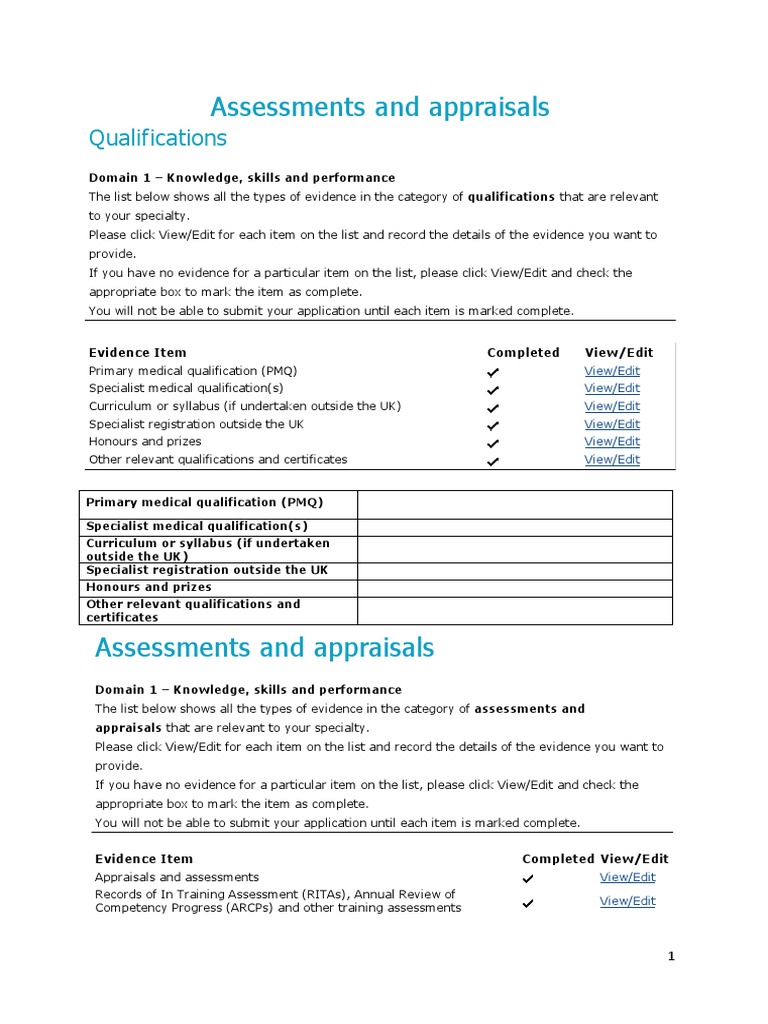 Blank Form CESR / Article 14 GMC PDF Specialty (Medicine