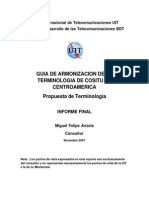DUIT - Estandarizacion de Terminologia de Costos en Centro America