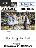 Download April 7 2009 - Daily Tarheel NCAA Championship Newspaper by The Daily Tar Heel SN23812129 doc pdf
