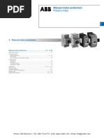 ABB Manual Motor Protectors