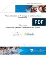Construcción Plataforma Educativa en La Red Escolar (CHAMILO-HUAYRA)